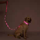Pink LED Dog Leash