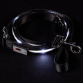 Black LED Dog Leash #color_black