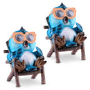 Owl in a Chair Solar Garden Light